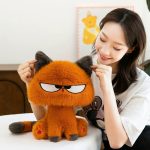 Cute Grumpy Cat Family Plush Toy - Adorable Sleeping Cat Stuffed Animal for Girls - Image 2