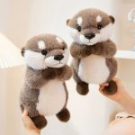 Cute Otter Plush - Adorable Praying Otter Doll with Magnetic Feature, Popular Internet Animal Small Stuffed Toy - Image 2
