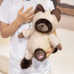 Running Siamese Cat Plush - Cat Stuffed Toy, Perfect Children's Companion & Birthday Gift - Image 2